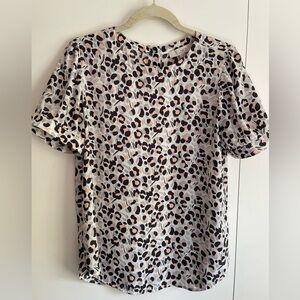 LOFT leopard shirt